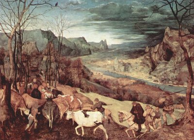 Néerlandais : Le retour du troupeau





 (Automne ) - Pieter Brueghel the Elder