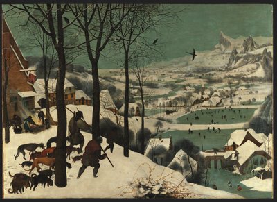 French : Chasseurs dans la neige (hiver) The Hunters in the Snow - Pieter Brueghel the Elder