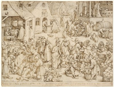 Les sept vertus 3 Charité - Pieter Brueghel the Elder