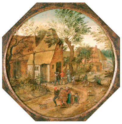 Passage à travers le village, vers 1584-1637 - Pieter Brueghel the Younger