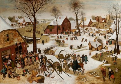Le Recensement à Bethléem, début XVIIe siècle - Pieter Brueghel the Younger