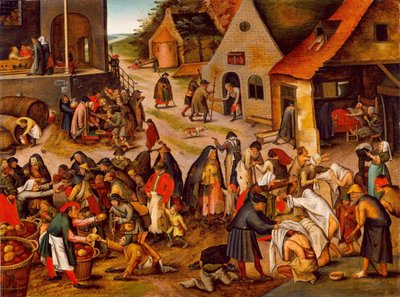 Les Sept Œuvres de Miséricorde, entre 1616 et 1638 - Pieter Brueghel the Younger