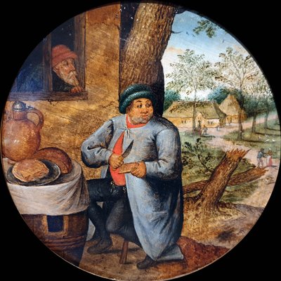 Le mangeur de pain - Pieter Brueghel the Younger