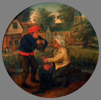 Proverbe flamand non identifié, fin du XVIe-début du XVIIe siècle - Pieter Brueghel the Younger