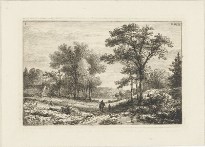 Paysage avec cavalier (Waterlandschappen) - Pieter Casper Christ