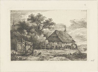 Paysage avec moulin à eau - Pieter Casper Christ