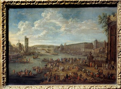 Vue du Louvre et de la Tour de Nesle depuis l
