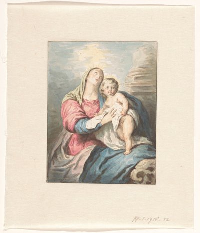 Madone avec enfant - Pieter Christoffel Wonder