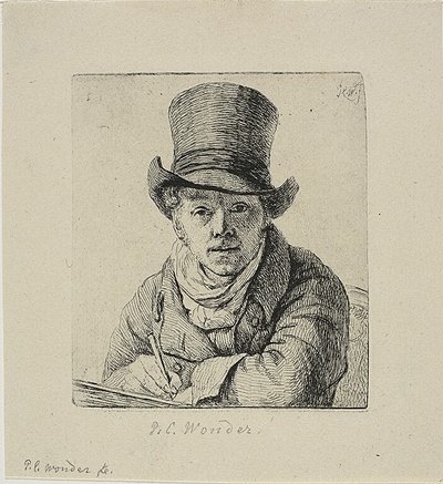 Autoportrait - Pieter Christoffel Wonder