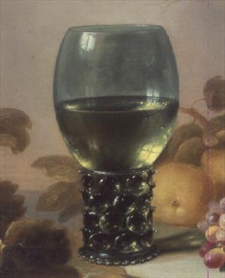 Nature Morte de Verre à Vin (détail) - Pieter Claesz