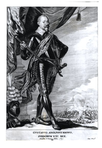 Portrait de Gustave-Adolphe le Grand, roi des Suédois (1592-1632), 1650 - Pieter Claesz Soutman