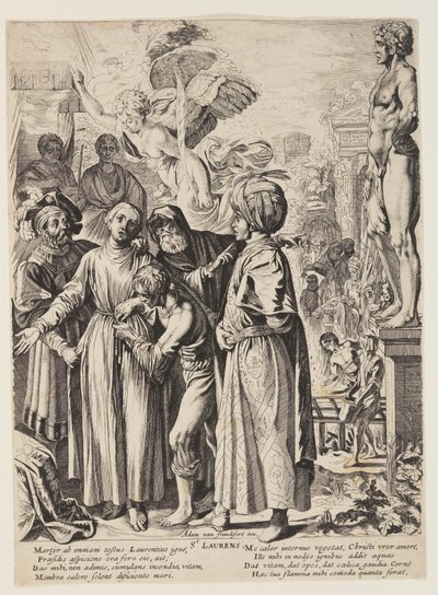Le martyre de saint Laurent - Pieter Claesz. Soutman