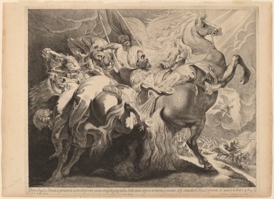 La Défaite de Sennachérib - Pieter Claesz Soutman after Sir Peter Paul Rubens