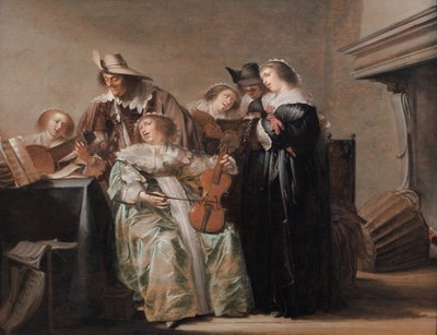 Une compagnie musicale - Pieter Codde