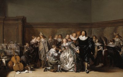 Une compagnie élégante, 1632 - Pieter Codde
