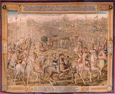 La revue des troupes à Barcelone - Pieter Coecke van Aelst