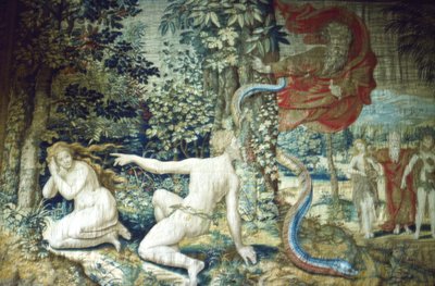 Florence. Adam et Ève après la Chute, Tapisserie de Bruxelles - Pieter Coecke van Aelst