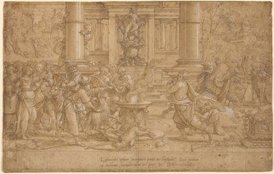 Le sacrifice à Lystre - Pieter Coecke van Aelst