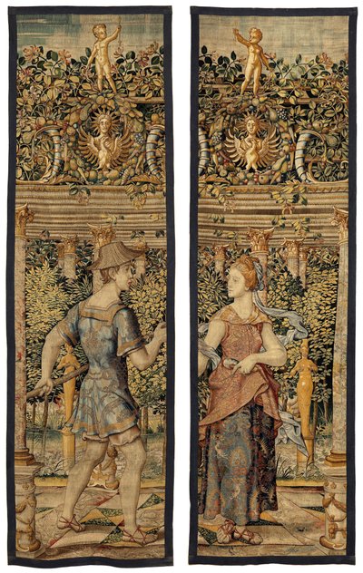 Vertumne et Pomone : Vertumne transformé en pêcheur, vers 1550 - Pieter Coecke van Aelst