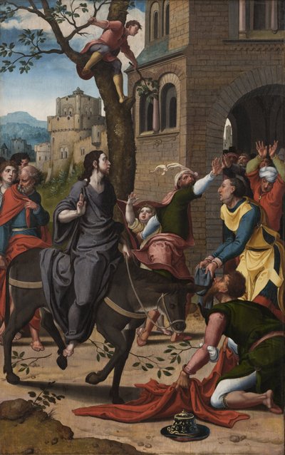 Entrée à Jérusalem - Pieter Coecke van Aelst or workshop