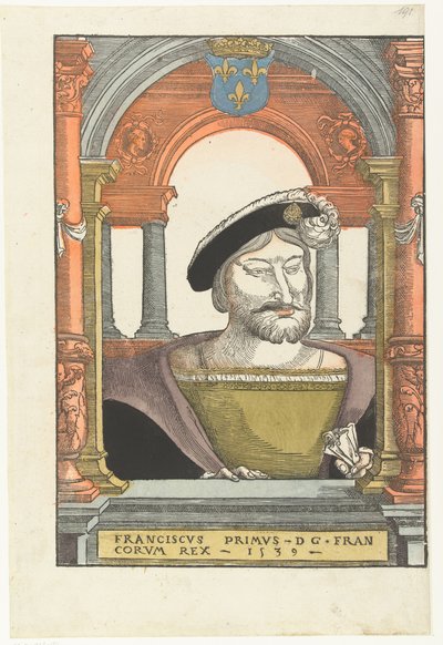 Portrait de François Ier 1494-1547, roi de France, duc de Bretagne, comte de Provence, 1539 - Pieter Coecke van Aelst