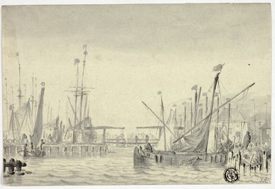 Navires dans le port - Pieter Coopse