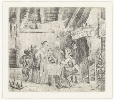 Homme parlant à une assemblée - Pieter Cornelis Nicolaas van de Poll