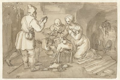 Adoration des bergers - Pieter Cornelisz. van Rijck