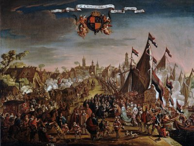 La bataille des quatre jours - Pieter Cornelisz van Soest