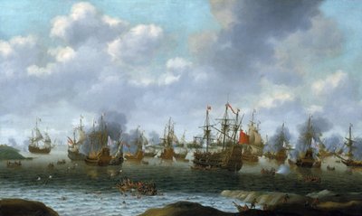 Le raid néerlandais sur la rivière Medway (Angleterre), juin 1667 - Pieter Cornelisz van Soest