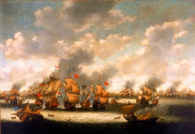 La bataille des Quatre Jours - Pieter Cornelisz van Soest
