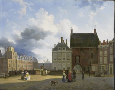 La Gevangenpoort et la Plaats, La Haye - Pieter Daniel van der Burgh