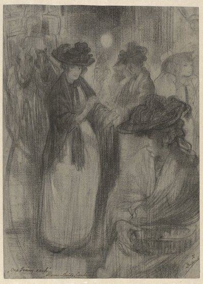 Fillettes aux fleurs à Londres - Pieter Dupont
