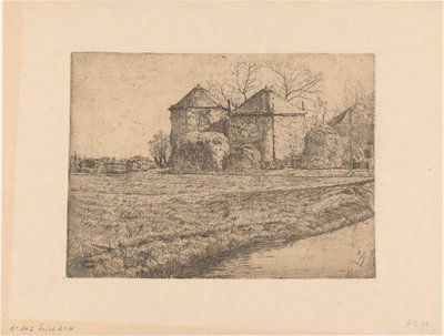 Ferme avec deux granges à foin - Pieter Dupont