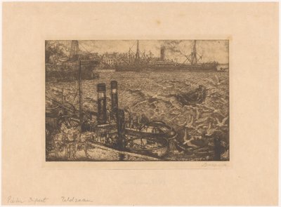 Port avec remorqueurs à Rotterdam - Pieter Dupont