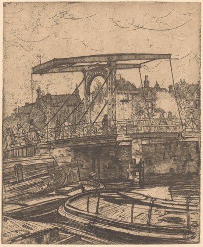 Pont Maigre à Amsterdam - Pieter Dupont
