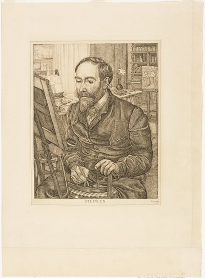 Portrait de Théophile Alexandre Steinlen - Pieter Dupont
