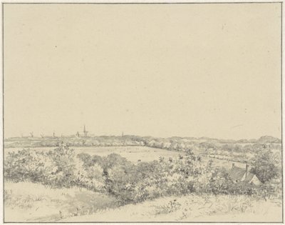 Vue de Haarlem, vue des dunes - Pieter Ernst Hendrik Praetorius
