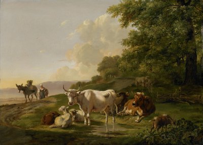 Paysage avec du bétail - Pieter Gerardus van Os