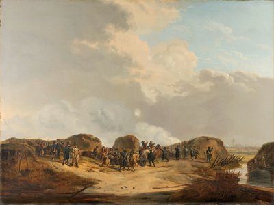 La Demi-lune construite lors du siège de Naarden, avril 1814 - Pieter Gerardus van Os
