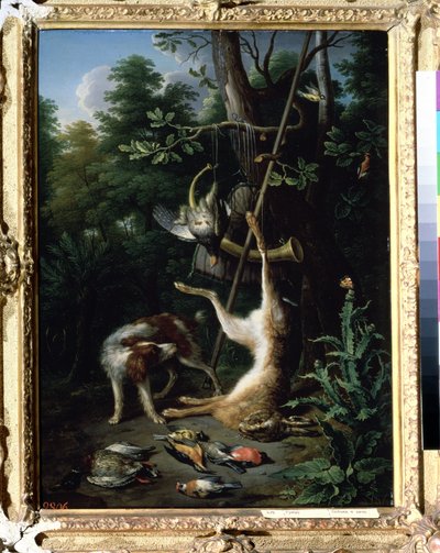 Chien de chasse et gibier à plumes - Peeter Gijsels