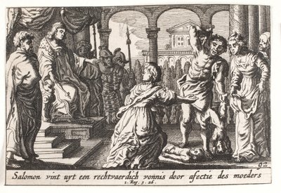Le Jugement de Salomon - Pieter Hendriksz. Schut