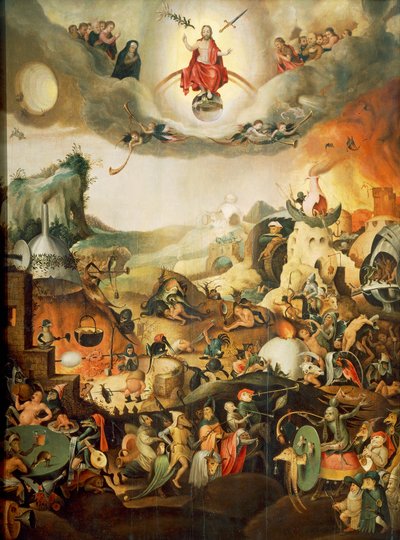 Jugement dernier, vers 1554 - Pieter Huys