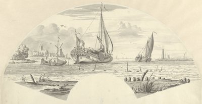 Vue de quelques bateaux sur l