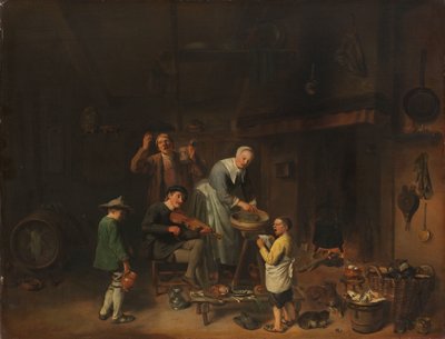 Famille paysanne chantant - Pieter Jacobsz. Duyfhuysen