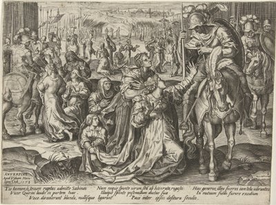 Réconciliation entre les Sabins et les Romains - Pieter Jalhea Furnius