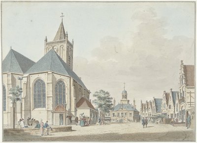 Le marché à Vlaardingen avec l