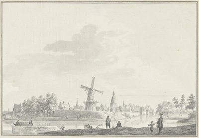 Vue de la ville de Buren - Pieter Jan van Liender