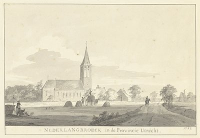 Vue du village de Nederlangbroek - Pieter Jan van Liender