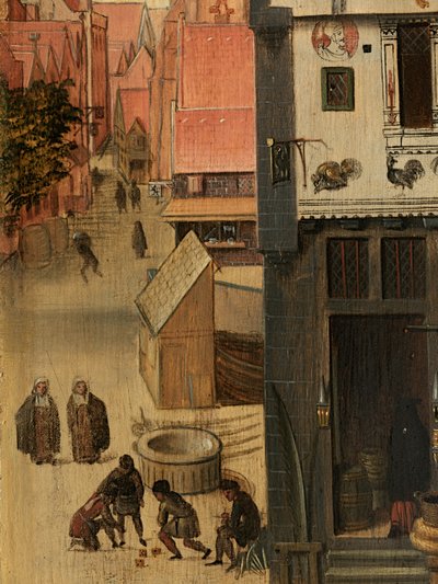 (détail) du Portrait de Jacquemyne Buuck - Pieter Jansz. Pourbus